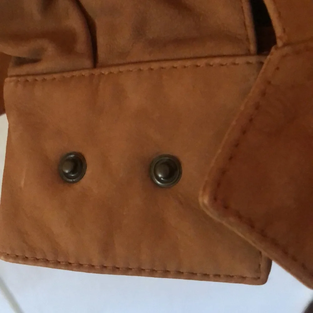 Men’s fall brown VTG Bobby Jones Y2k collection golf leather jacket - Picture 5 of 17